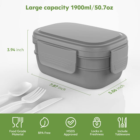 HOMETALL microwave and dishwasher-safe design simplifies reheating and cleanup.
