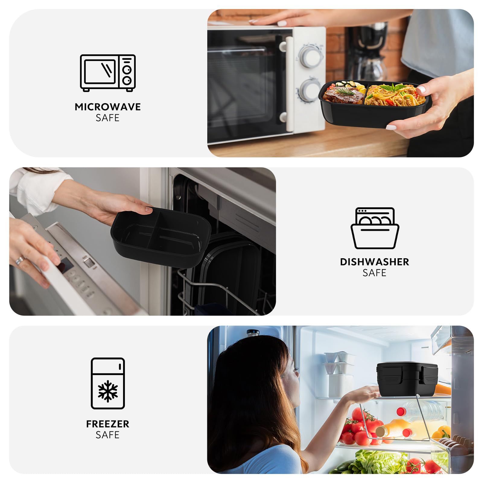 HOMETALL Bento Box dishwasher-safe for easy cleaning