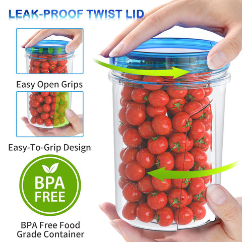 HOMETALL BPA-free plastic container safe for microwave, dishwasher, and freezer.
