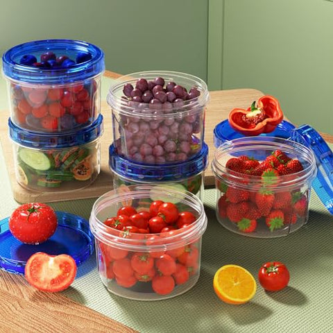HOMETALL Twist top lids shown for airtight sealing.