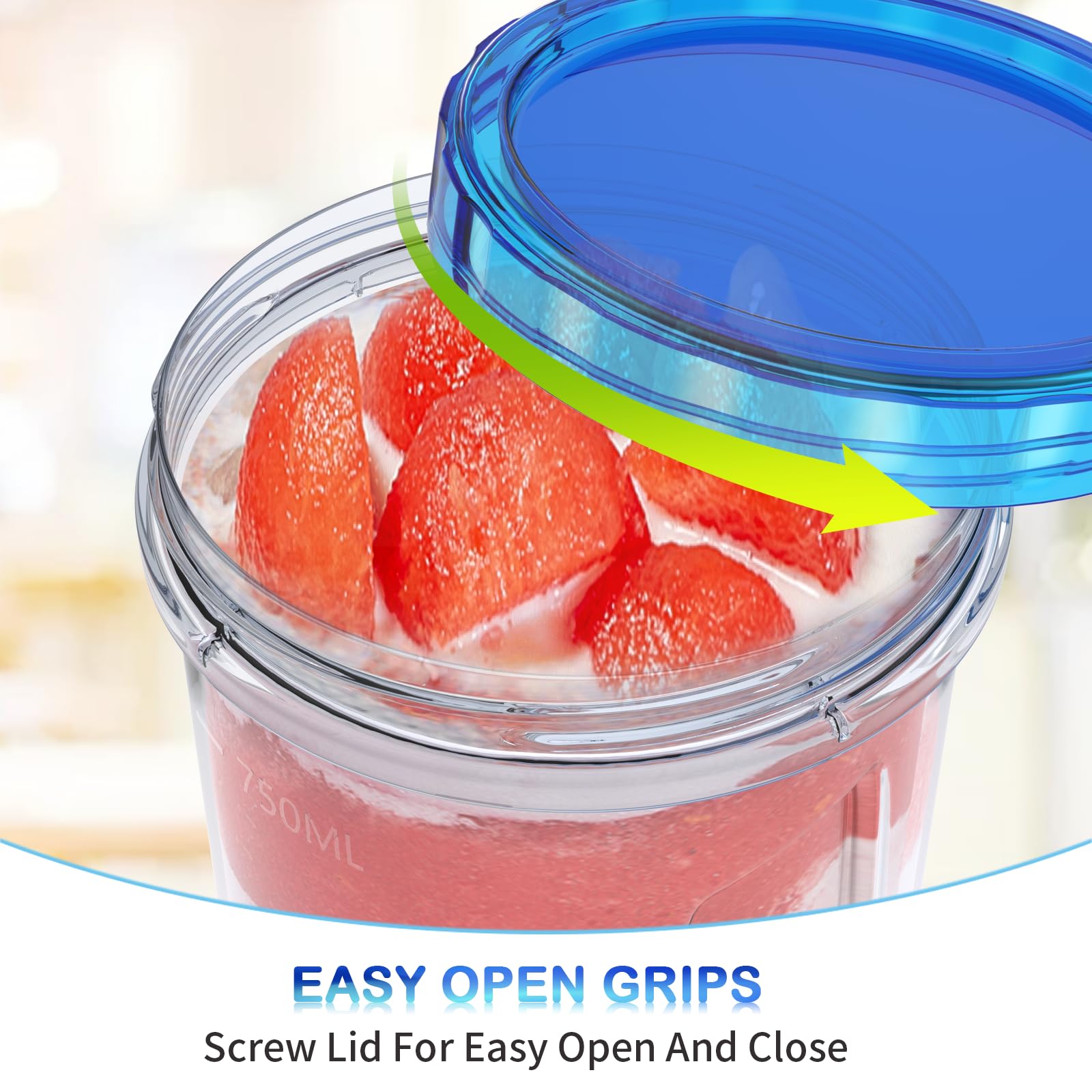 HOMETALL quart container ideal for soups, sauces, and grains.