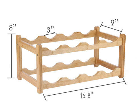 Homevany wine rack as stylish room decor with practical storage