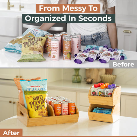 Homeware Express counter organizer helps you declutter kitchen and pantry