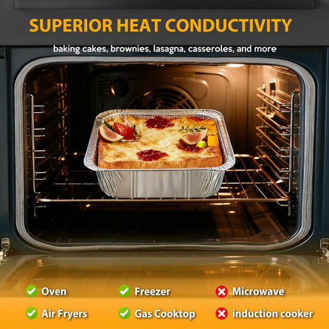 Homewarm pan fits oven and freezer safely.