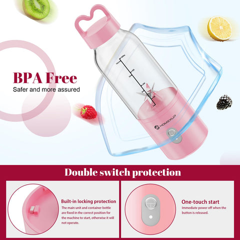 HOMEXUP blender accessories kit including ice molds funnel brush