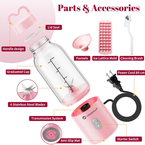 HOMEXUP blender used in office or dorm for healthy snacking