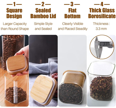 HomeyHoney bamboo lid closeup with airtight seal keeping freshness intact
