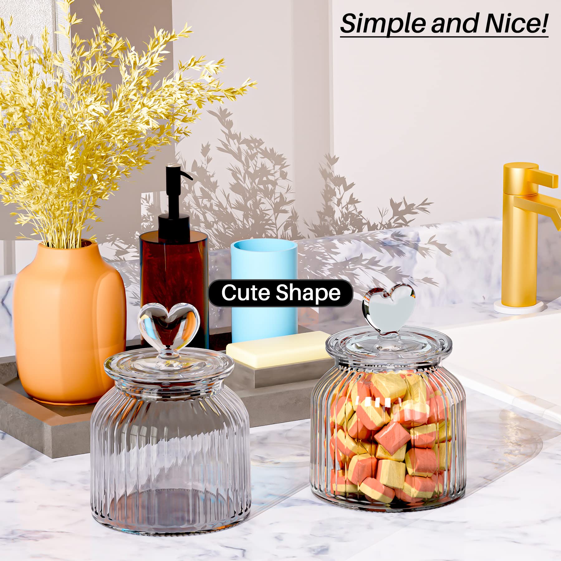 HomeyHoney multipurpose storage jar suitable for grains, snacks, and prepped meals