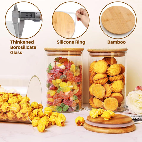 HomeyHoney stackable design saves cabinet space and simplifies organization