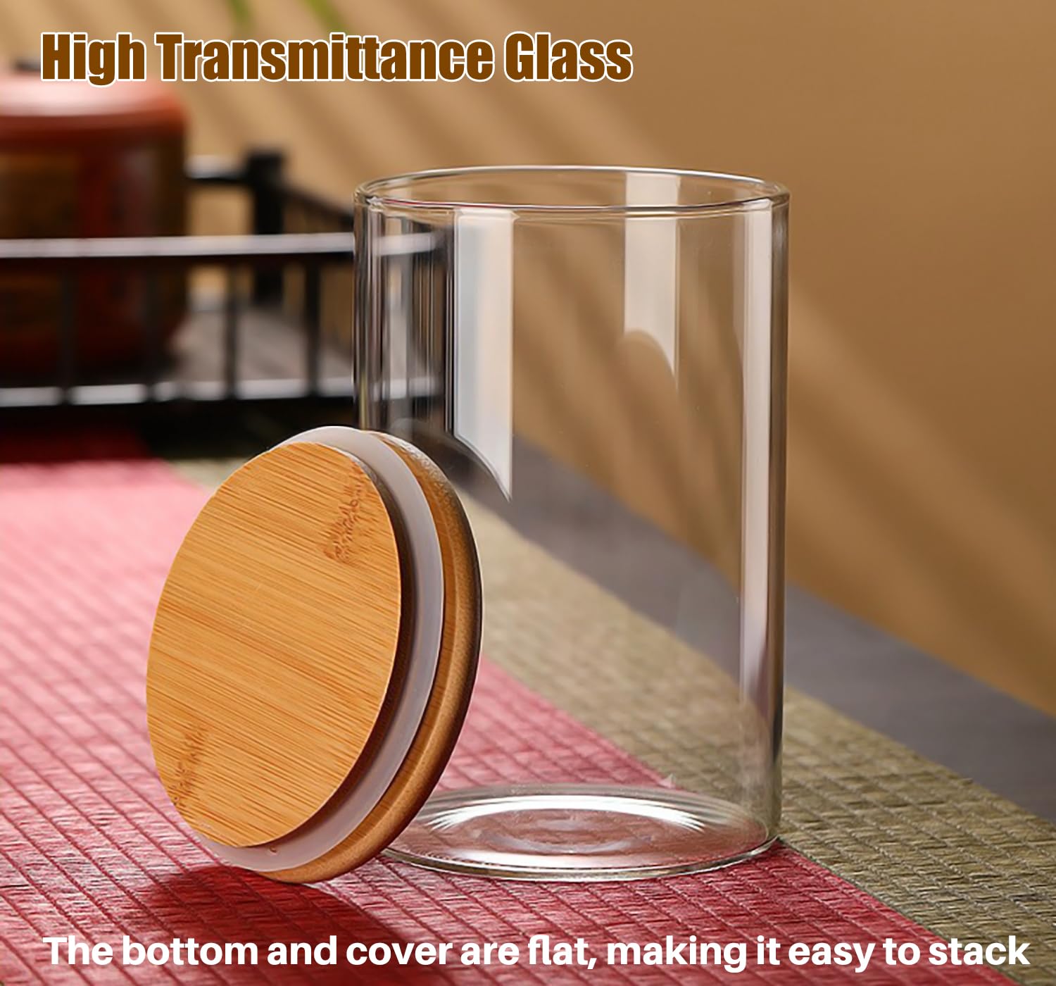 HomeyHoney wide-mouth jar makes filling and cleaning easy