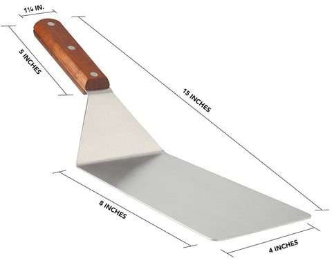 Homi Styles flat top spatula, precise control for omelets