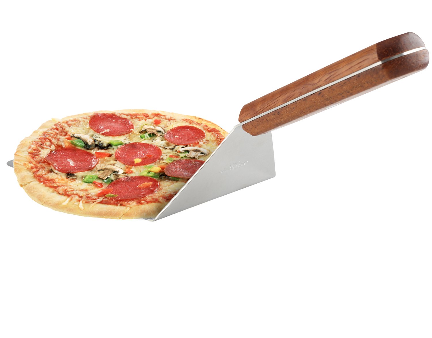Homi Styles wide blade spatula, 4 inch, easy lifting from pan