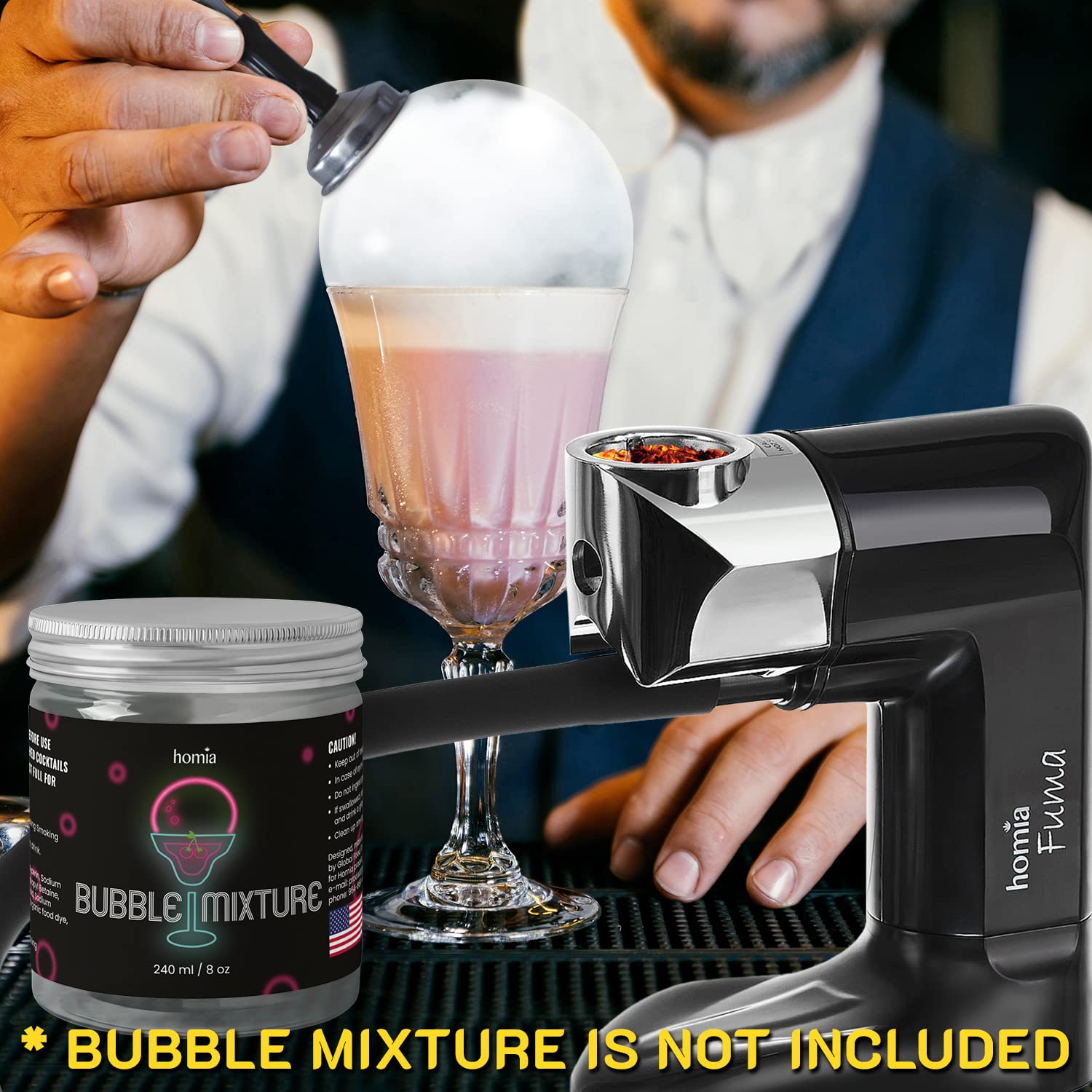 Homia disk lid attachment ensuring no smoke escapes during smoking.