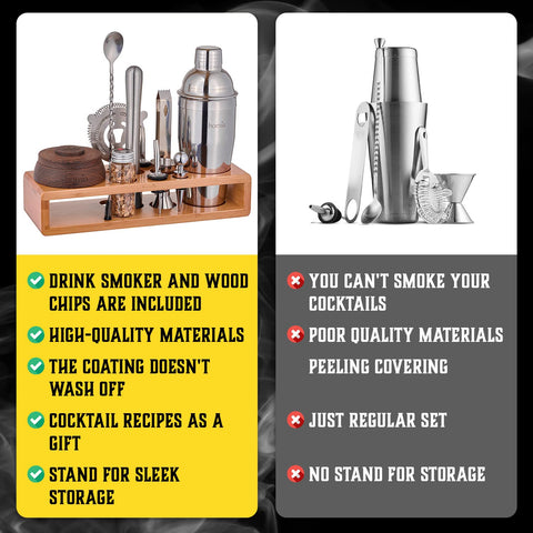 Homia double-sided jigger for precise half- and one-ounce measurements.