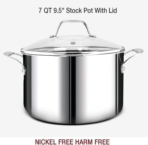 HOMICHEF 3-qt saucepan with even heat distribution for sauces and simmering