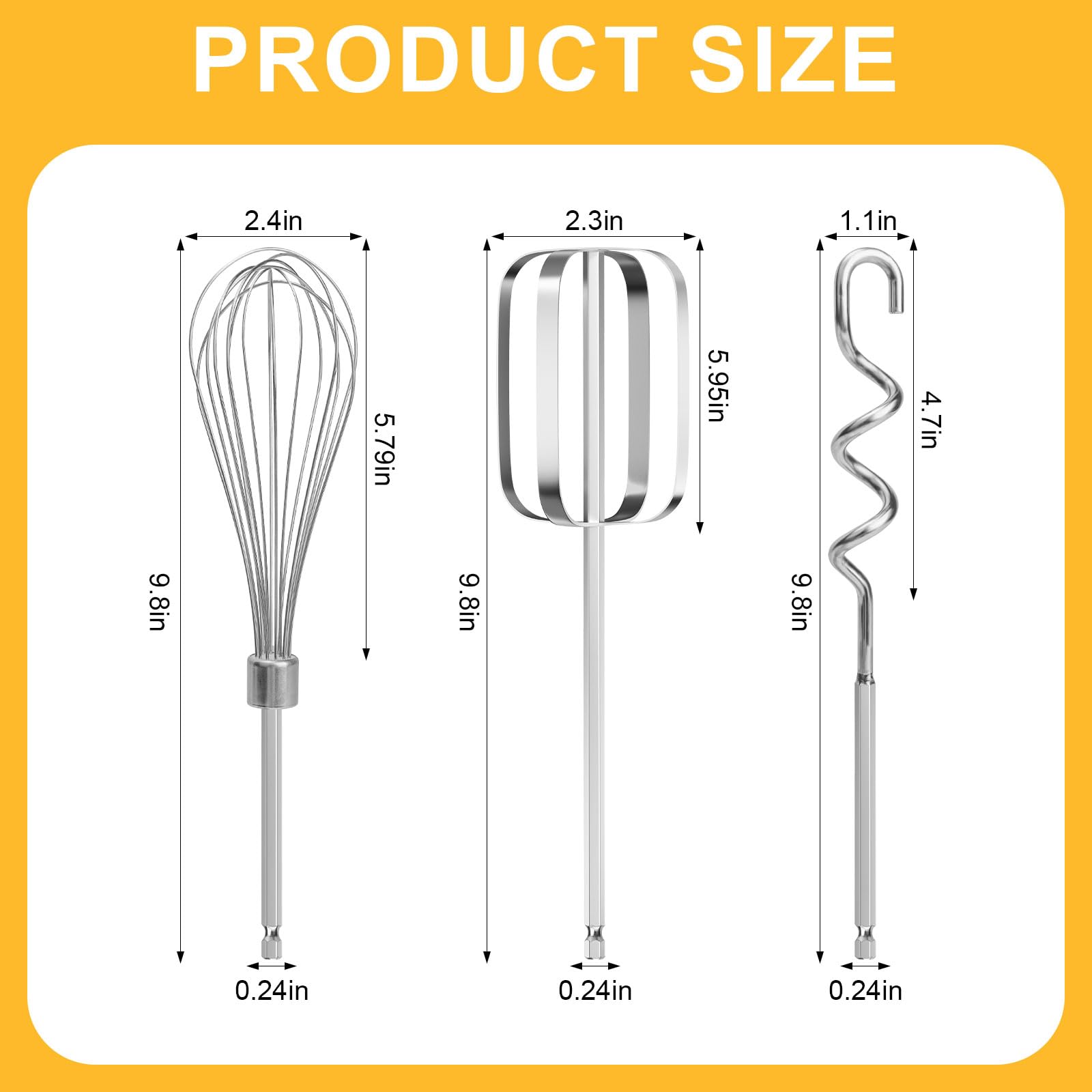 Homicozy dough hook for drills, perfect for kneading dough.
