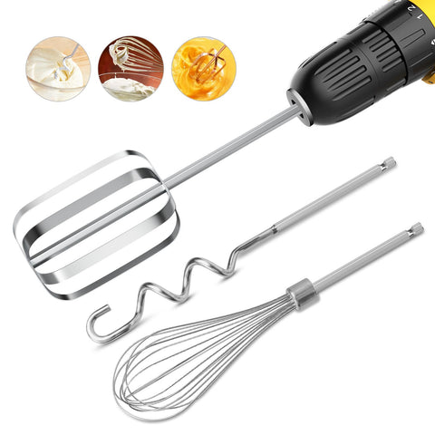 Homicozy whisk attachment for drills, ideal for whipping cream and eggs.