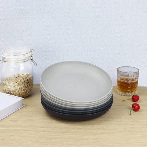 Homienly Deep Dinner Plate microwave-safe usage for fast reheats.