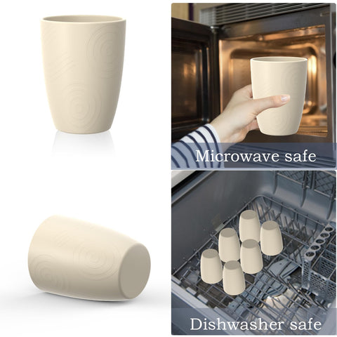 Homienly dishwasher-safe and microwave-safe cups for easy cleaning and reheating.