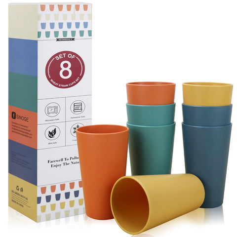 Homienly purple stackable 20 oz cup, shatterproof and reusable.