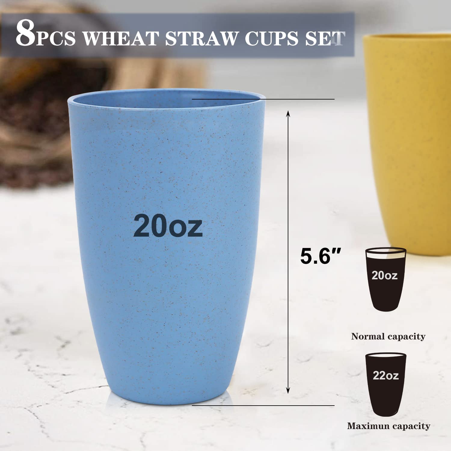 Microwave-safe Homienly cups up to 248°F for quick reheats