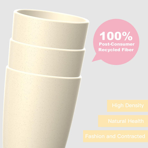 Homienly microwave-safe wheat straw cups for quick reheats at home