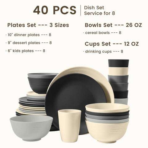 Homienly 9-inch plate in Grey Stone provides comfortable grip and clean presentation