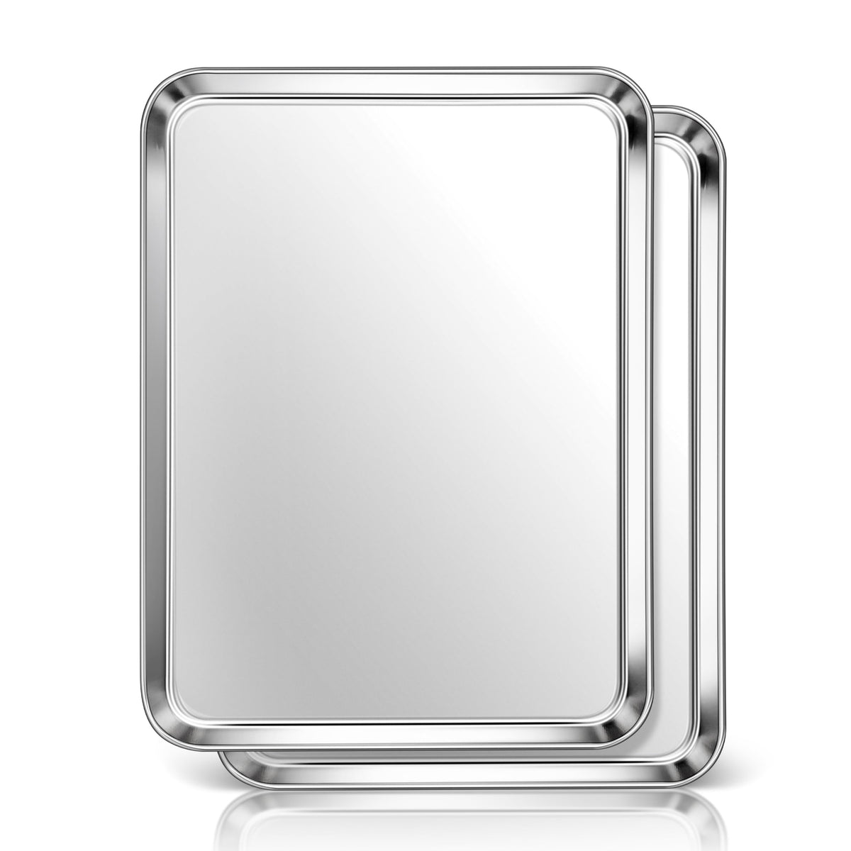 Homikit baking sheet 16x12 heavy-duty stainless steel for daily baking.