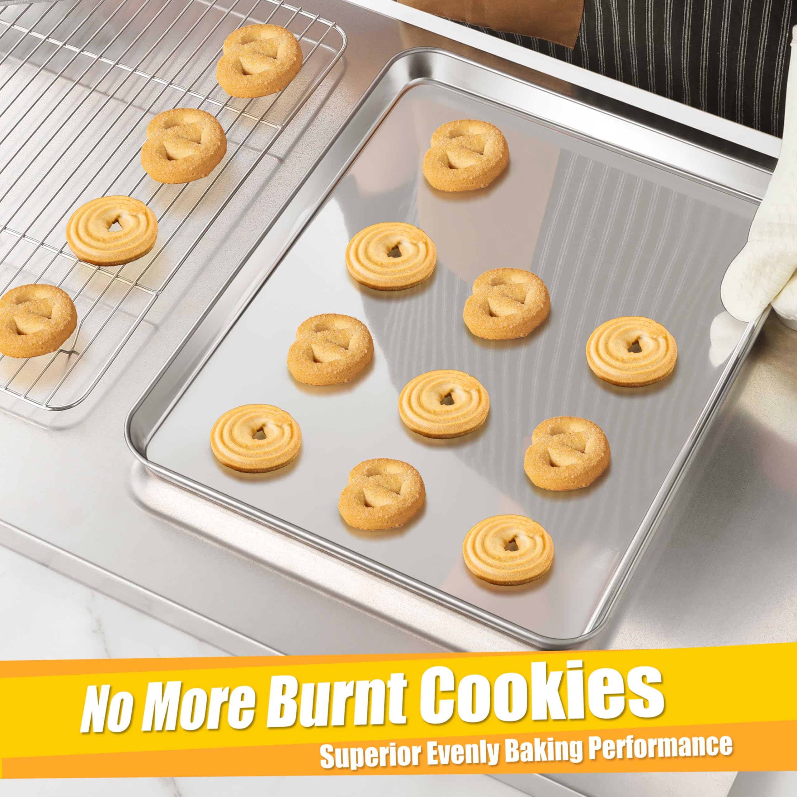 Homikit baking sheet is dishwasher-safe for effortless cleanup after meals.