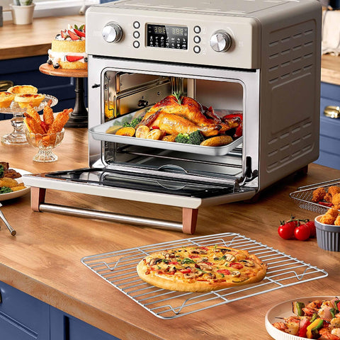Homikit cookie sheet and rack pairing fits most ovens and air fryers