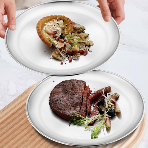 Homikit plates freezer and oven safe for versatile serving options.