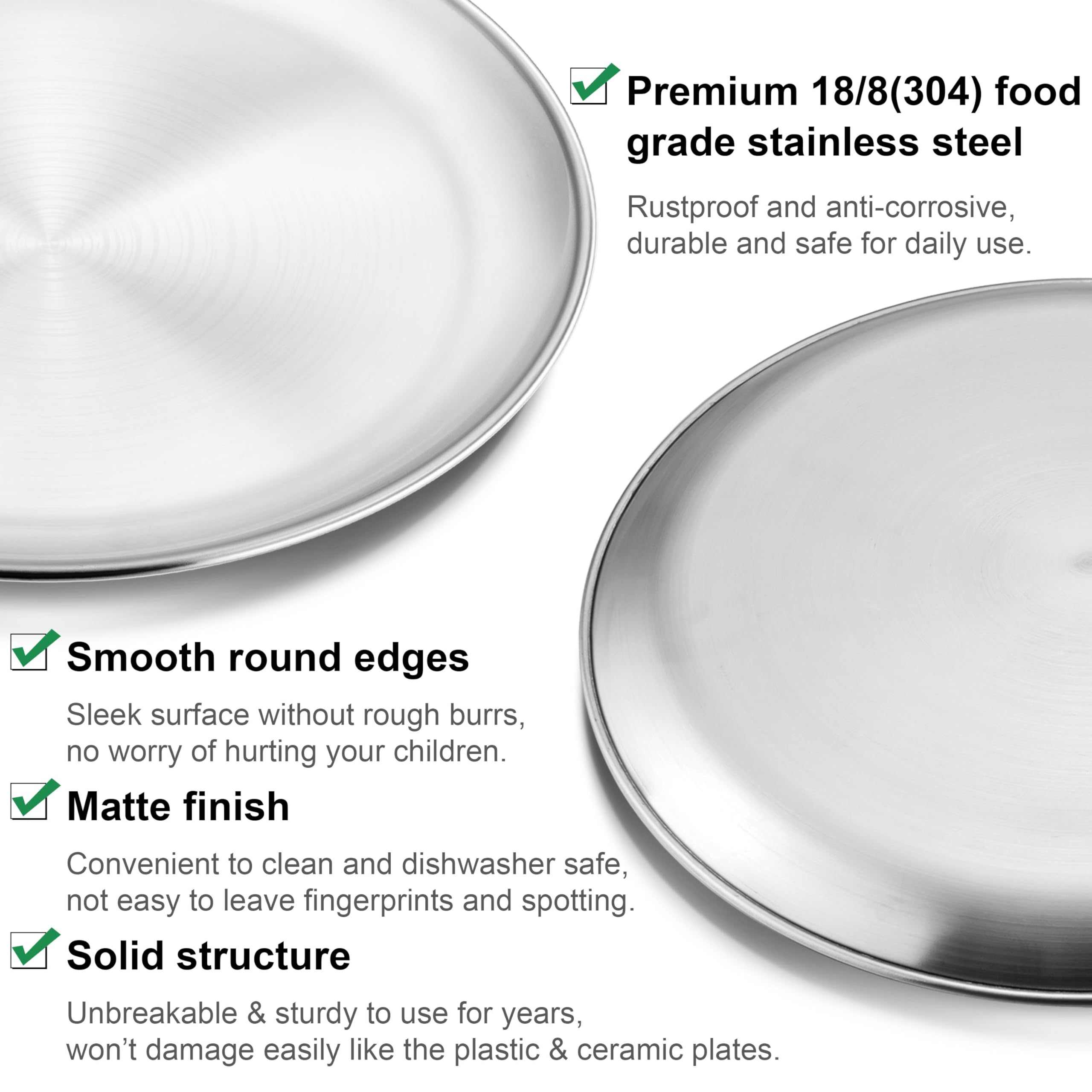 Homikit kids plates with shatterproof design for safe meals.