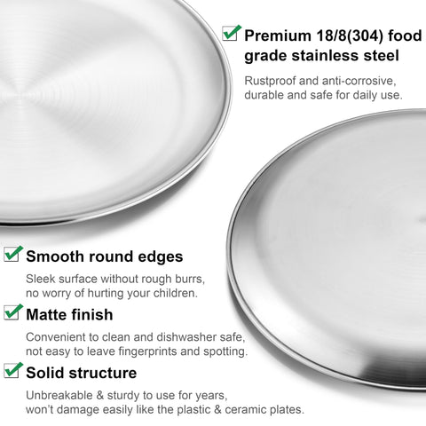 Homikit kids plates with shatterproof design for safe meals.