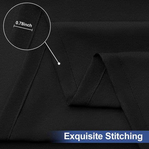 Homing 2Pack rectangle tablecloth fits six-foot folding tables securely.