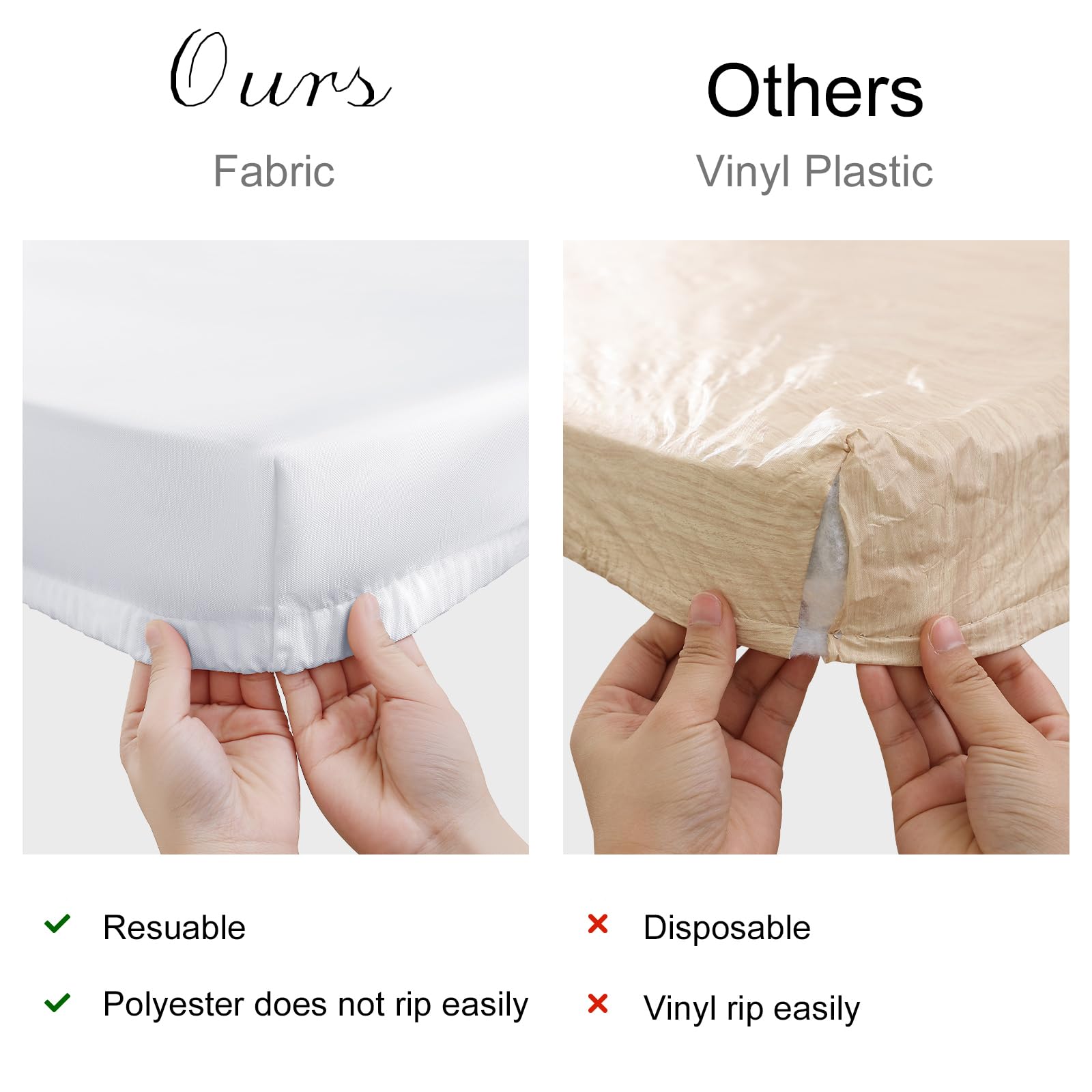 Homing easy-care tablecloth is wipe-clean and machine washable for busy use.