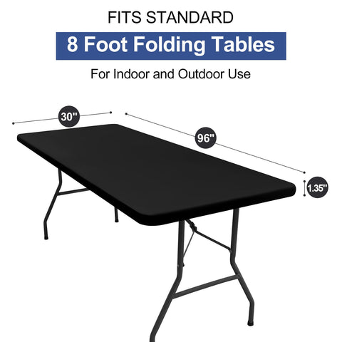 Homing black color helps conceal stains for outdoor setups.