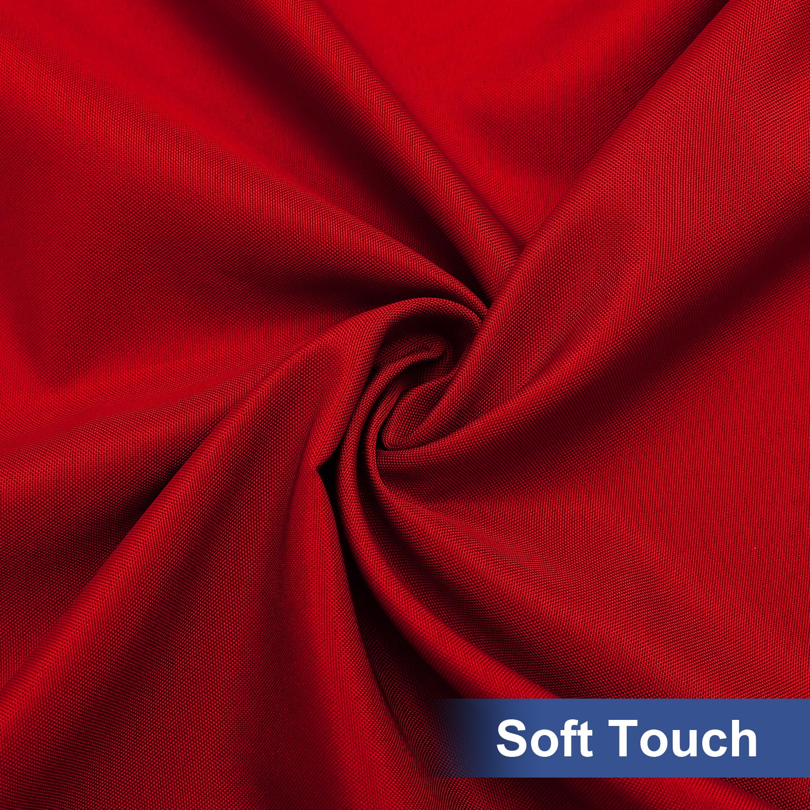 Soft polyester texture of the Homing rectangle table cover, smooth surface.