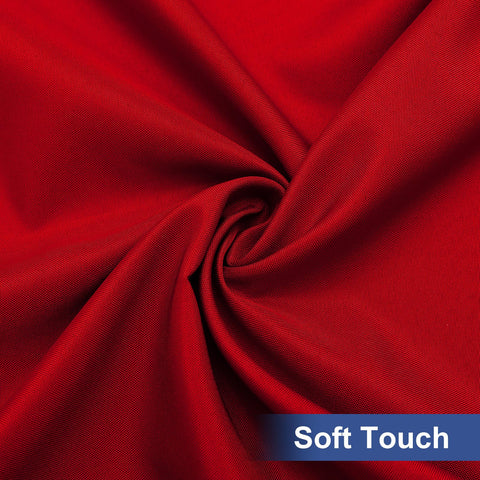 Soft polyester texture of the Homing rectangle table cover, smooth surface.