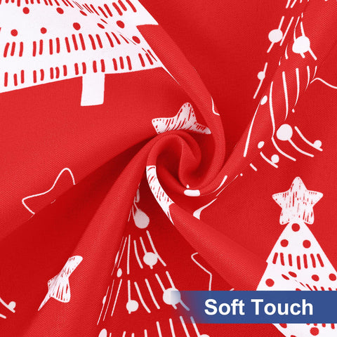 Homing tablecloth is machine-washable for easy cleanup after gatherings.