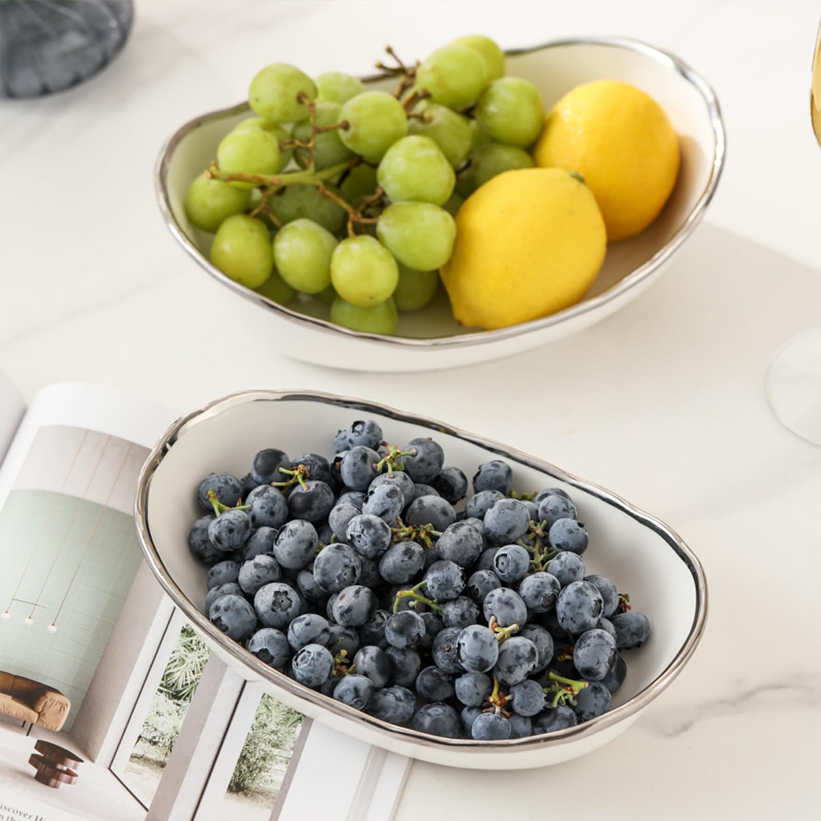 HOMKULA BPA-free food-safe porcelain bowls ensure safe serving.