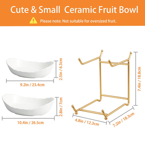 HOMKULA large and medium bowls offer versatile storage for fruit, snacks, and desserts.