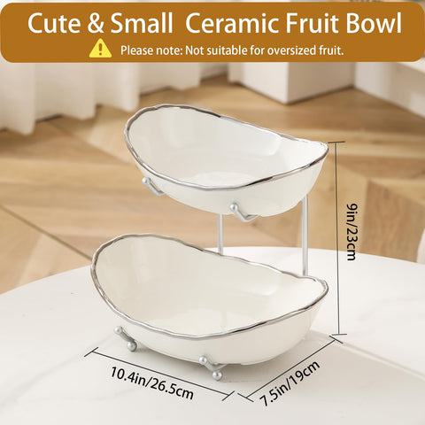 HOMKULA large and medium bowls arranged for fruit storage on counter