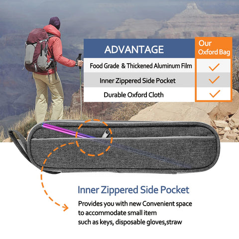 Hommaly steak knife sheath keeps blades protected during transport