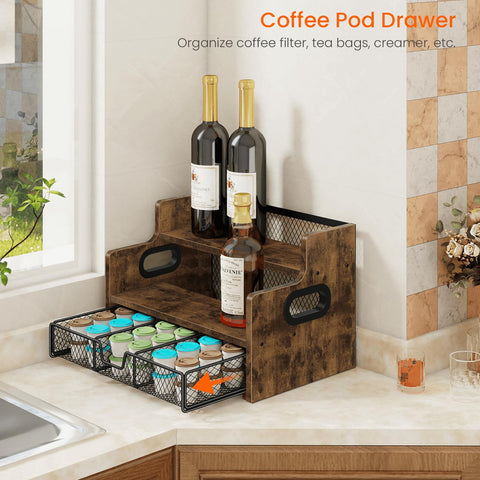Homode coffee-bar counter setup inspires a tidy, inviting space