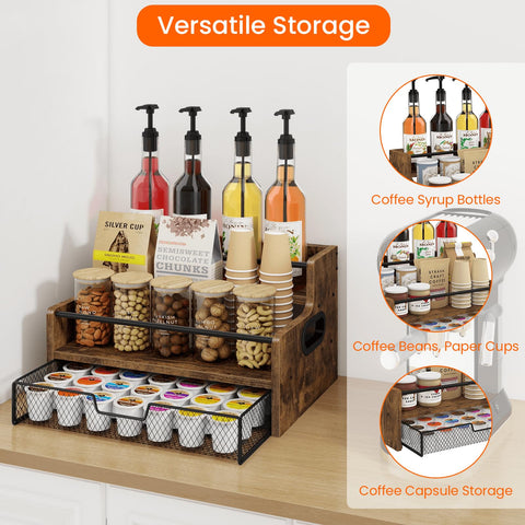 Homode coffee bar organization ideal for kitchens or cafés