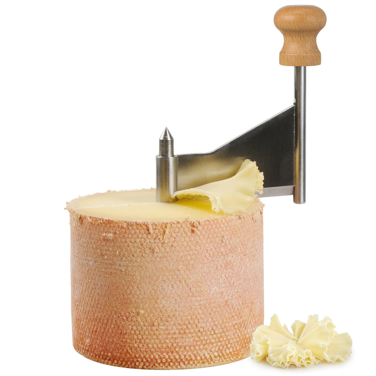 Homoyoyo cheese curler rose-flower curls for elegant cheeseboards.