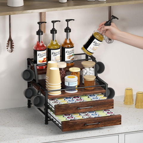 Homsorout compact countertop space-saving design in a cozy kitchen