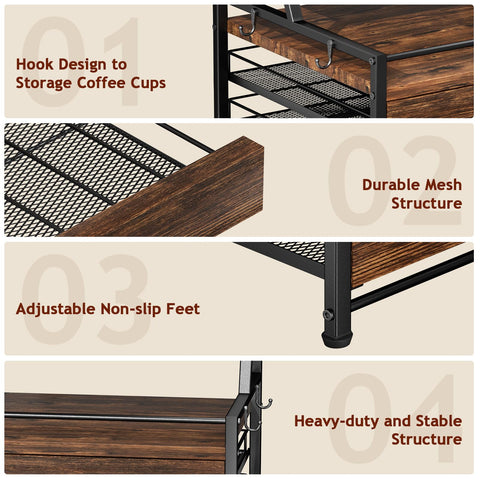 Homsorout sturdy metal frame with wooden base detail