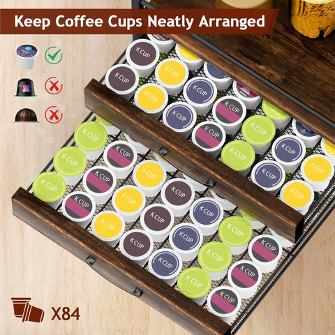 Homsorout top rail securely holding syrup bottles during daily use