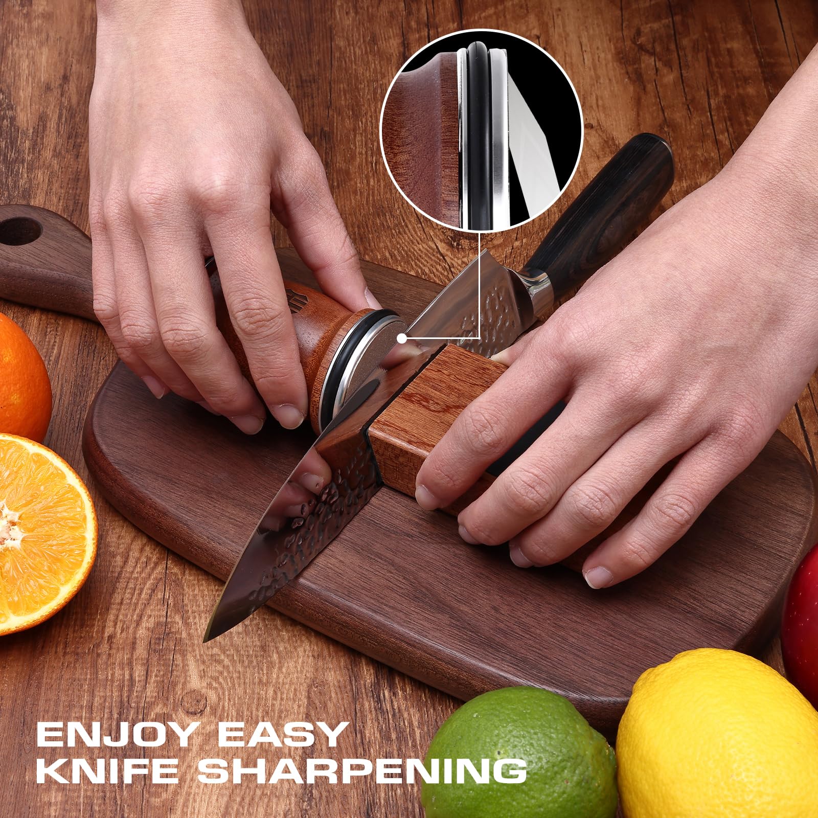 Homultop sharpener precision edge with 1000 disc for refined cuts